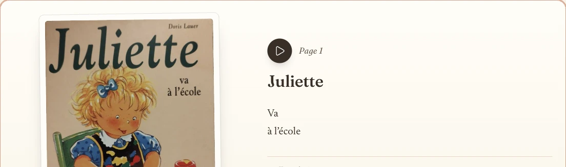 Juliette’s cover on Candle Fable: the photographed jacket beside the typeset title